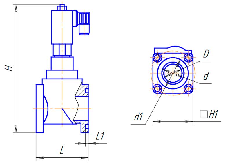 Схема - Клапан электромагнитный КИАРМ 96002.050-04